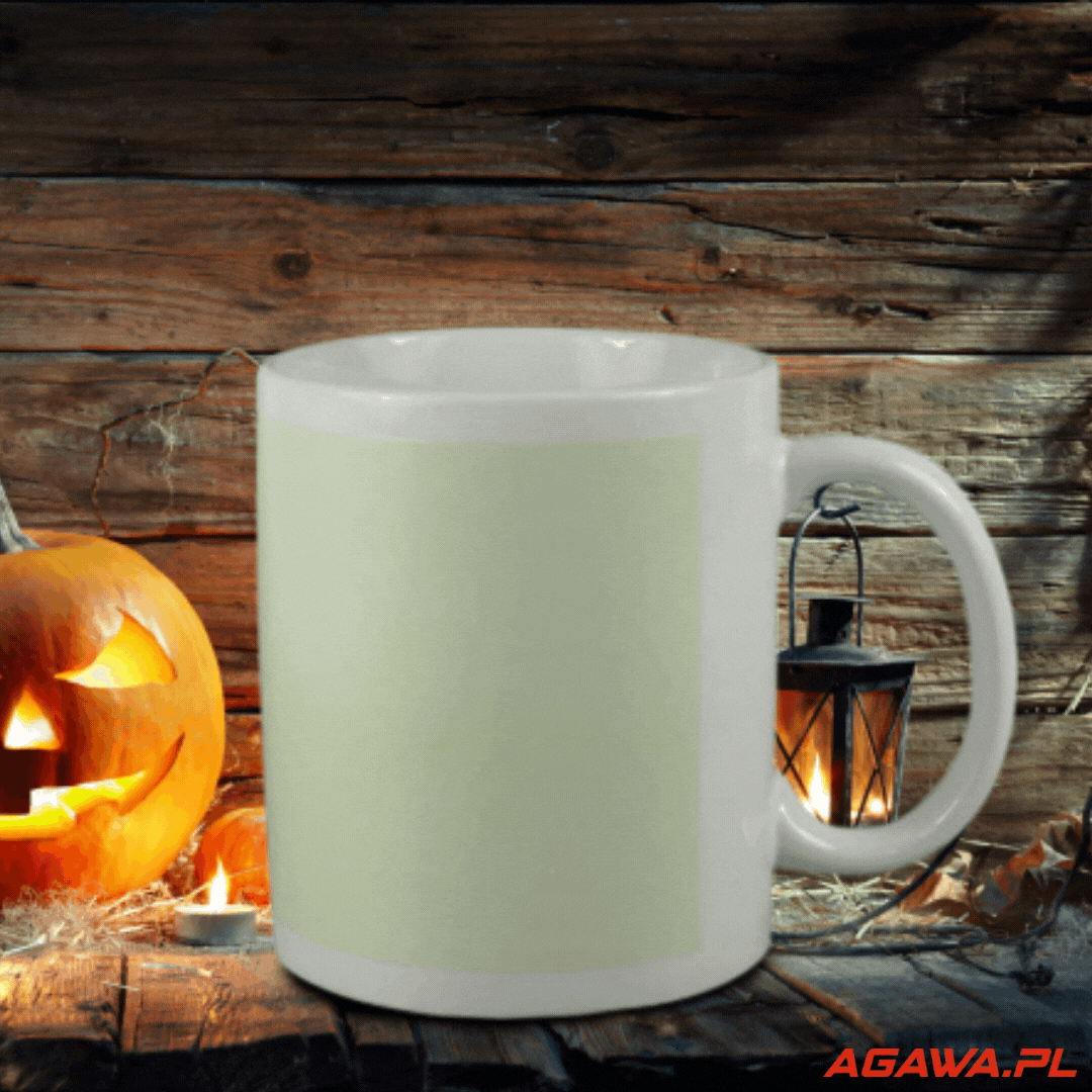 Glow in the dark mug for sublimation